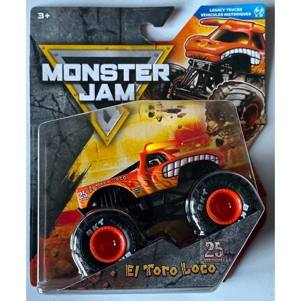 Monster Jam El Toro Loco 25th Anniversary Series 46 1:64 Truck Spin Master New